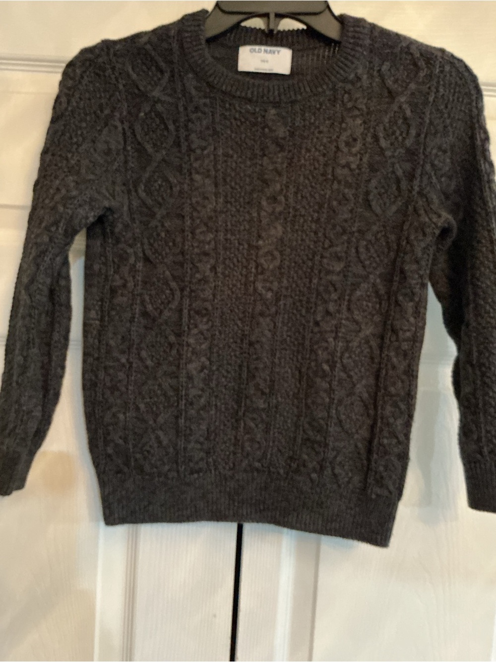 Old Navy BOYS
Boys Dark Gray Cable Knit Crewneck Sweater